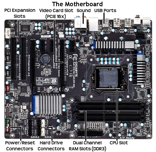 A Basic Diagram of My Motherboard